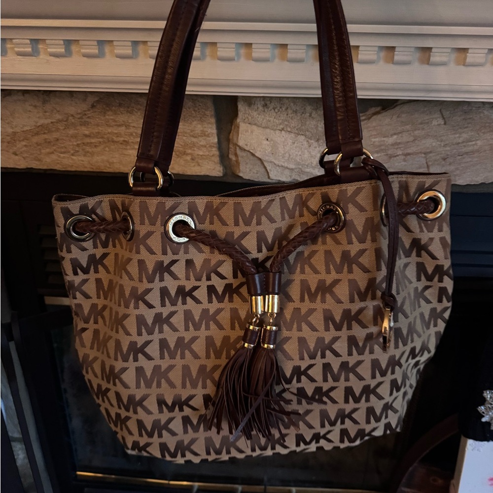 Michael Kors Brown Tote Bag